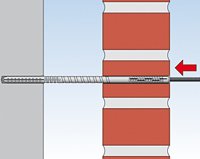 Plug 185 mm aanbrengen